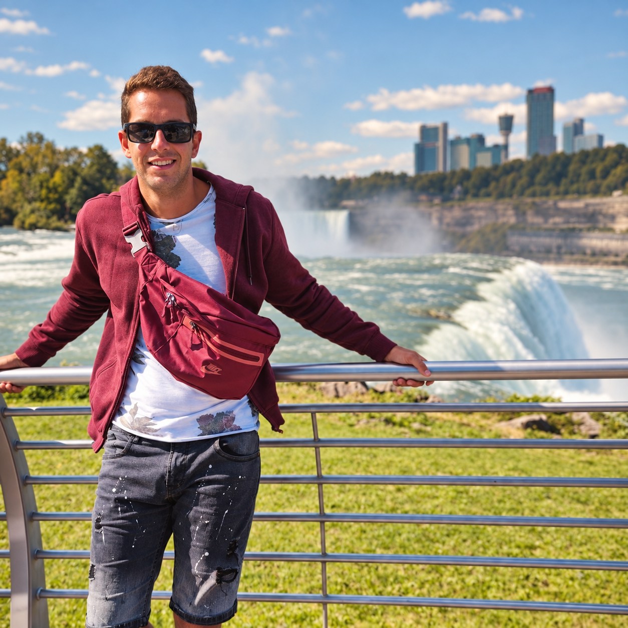 Vasil Stoyanov at Niagara Falls